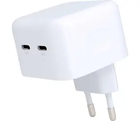 YENKEE YAC 2133 Dual USB C bílá / Nabíječka / 2x USB-C / 36W / PD 3.1 / QC 3.0+