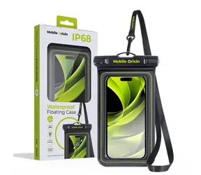 Mobile Origin Waterproof floating case 6.5" černá/zelená / vodotěsné univerzální pouzdro