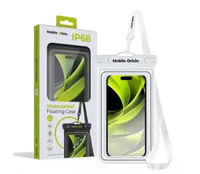Mobile Origin Waterproof floating case 6.5" bílá/černá / vodotěsné univerzální pouzdro