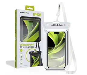 Mobile Origin Waterproof floating case 6.8" bílá/černá / vodotěsné univerzální pouzdro