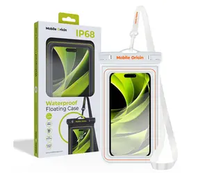 Mobile Origin Waterproof floating case 6.8" bílá/oranžová / vodotěsné univerzální pouzdro