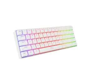 Genesis Thor 660 G2 RGB Gateron Red US bílá  / herní bezdrátová klávesnice / USB / Bluetooth 
