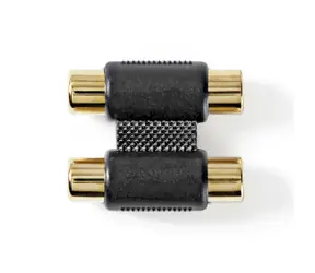 Nedis Stereo audio adaptér / 2x RCA Zásuvka / 2x RCA Zásuvka / pozlacené 