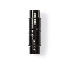 Nedis XLR adaptér černá / XLR 3kolíková zástrčka / XLR 3kolíková zásuvka / poniklované 