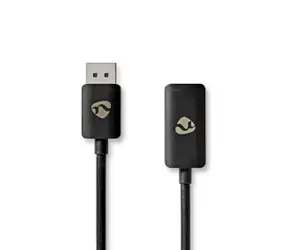 Nedis Kabel DisplayPort (M) - HDMI (F) 0.20 m černá / poniklované 