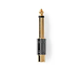 Nedis Mono audio adaptér jack 6.35 mm (M) - RCA (F) / pozlacený 