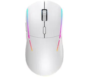 YENKEE YMS 3500WE SAMURAI WL bílá / bezdrátová herní optická myš / 5000 DPI / 6 tlačítek / 2.4 GHz / USB-C