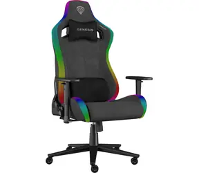 Genesis Trit 660 RGB šedá / Herní křeslo / 129-136cm / látka / 150kg