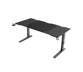 Genesis Holm Modular 160 RGB / Herní stůl / černý / D:160cm / Š:75cm / V:70-90cm