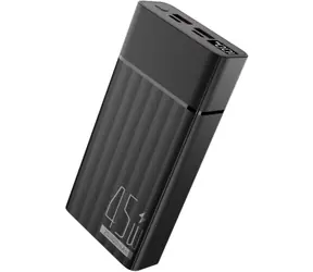 YENKEE YPB 2145 černá / Power Banka / 20000 mAh / 45W / 2x USB-C / 2x USB-A / QC 2.0 + QC 3.0