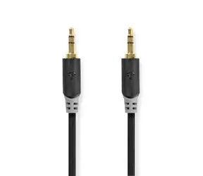 Nedis Stereo Audio kabel jack 3.5 mm (M) - jack 3.5 mm (M) 1.00 m černá 