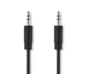 Nedis Stereo Audio kabel jack 3.5 mm (M) - jack 3.5 mm (M) 1.00 m černá