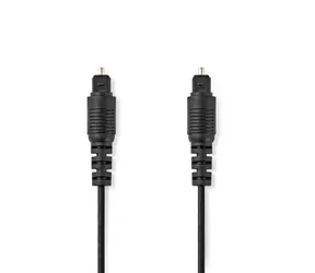 Nedis Optický audio kabel TosLink (M) - TosLink (M) 2.00 m černá