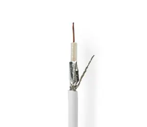 Nedis Koaxiální kabel na cívce RG6T 75 Ohm / Dvojité Stínění / ECA / 100.0 m / Koax / PVC / Role