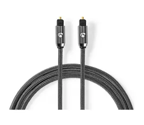 Nedis Optický audio kabel TosLink (M) - TosLink (M) 1.00 m šedá 