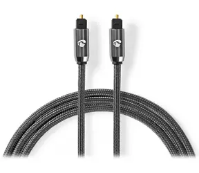 Nedis Optický audio kabel TosLink (M) - TosLink (M) 2.00 m šedá 