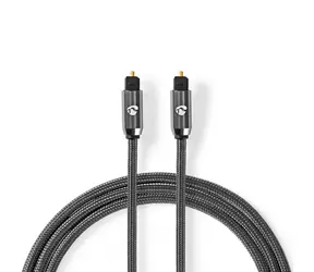 Nedis Optický audio kabel TosLink (M) - TosLink (M) 5.00 m šedá 
