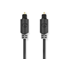 Nedis Optický audio kabel TosLink (M) - TosLink (M) 5.00 m antracit 