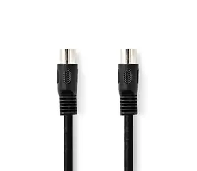 Nedis DIN Audio kabel DIN 5pinová (M) - DIN 5pinová (M) 2.00 m černá 
