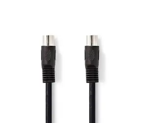 Nedis DIN Audio kabel DIN 5pinová (M) - DIN 5pinová (M) 3.00 m černá  