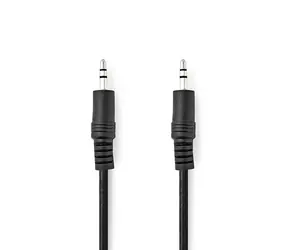 Nedis Stereo Audio kabel jack 3.5 mm (M) - jack 3.5 mm (M) 1.50 m černá 