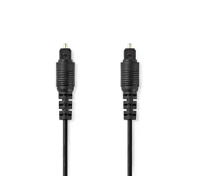 Nedis Optický audio kabel TosLink (M) - TosLink (M) 10.0 m černá 