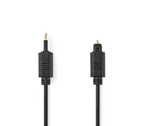 Nedis Optický audio kabel TosLink (M) - Mini-Toslink (M) 1.00 m černá 