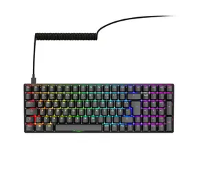Sharkoon Skiller SGK50 S2 černá / herní klávesnice / mechanická / Gateron Yellow / USB / 1.5m / DE Layout