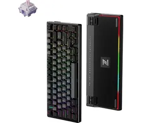 MCHOSE Z75 Hyacinth Switch černá / herní bezdrátová klávesnice / mechanická / Hyacinth Switch / 2.4GHz / BT / US Layout