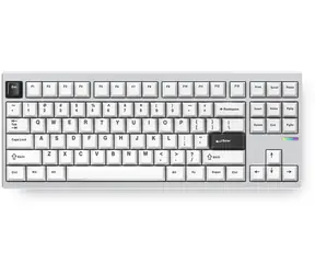 MCHOSE GX87 Ultra Vintage bílá / herní bezdrátová klávesnice / mechanická / Vintage White / 2.4GHz / BT / US Layout