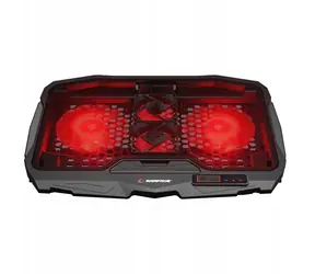 Rampage AD-RC4 černá / chladící podložka / pro notebooky 12.1 - 15.6" / 4 ventilátory / USB-A