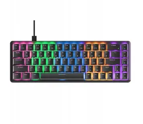 Rampage Rebel Blue switch černá / herní klávesnice / mechanická / Blue Switch / USB / US Layout 