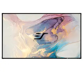 ELITE SCREENS plátno v pevném rámu 100" (254cm) / 16:9 / 124.5×221.4cm / zisk 1.2 / CineGrey 3D / bezrámové