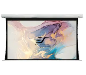 ELITE SCREENS plátno elektrické motorové 100" (254cm) / 16:9 / 124.5×221.5cm / hliníkový case bílý / 24" drop / MaxWhite