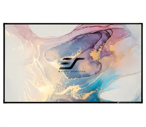 ELITE SCREENS plátno v pevném rámu 110" (280cm) / 16:9 / 137.1×243.6cm / CLR3 / bezrámové / pro UST projektory