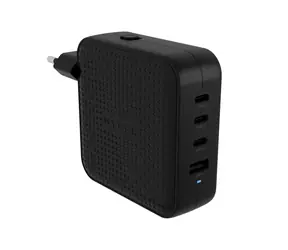 Targus HyperJuice 100W černá / nabíječka do sítě / 3x USB-C / 1x USB-A / QC 3.0 / PD 3.0