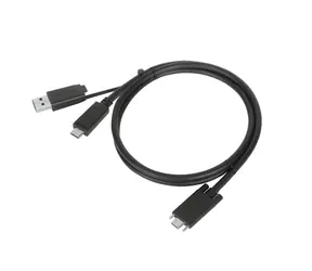 Targus ACC1133GLX Sada kabelů USB-C černá / pro Targus Universal / Universal QUAD 4K / křídlové šrouby