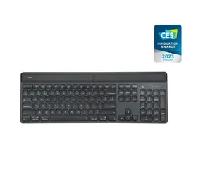 Targus AKB868FR EcoSmart černá / Bezdrátová klávesnice / Bluetooth 5.0 / antibakteriální / FR