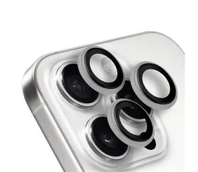OBAL:ME Ochrana Čoček pro Apple iPhone 15 Pro/15 Pro Max White Titanium