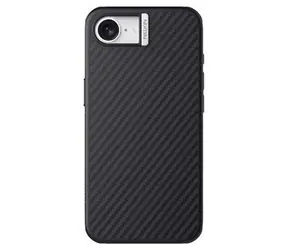 Nillkin Synthetic Fiber PRO Magnetic Zadní Kryt pro Apple iPhone 16e Silvery