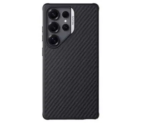 Nillkin Synthetic Fiber PRO Magnetic Zadní Kryt pro Samsung Galaxy S25 Ultra Silvery