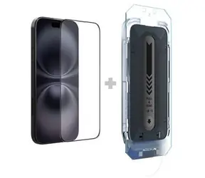 Nillkin Tvrzené Sklo 2.5D CP+ PRO Black pro Apple iPhone 16 Plus (s aplikátorem)