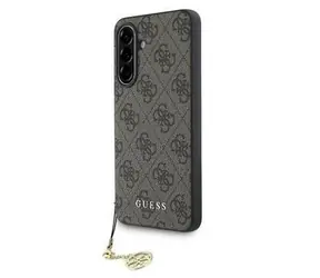 Guess 4G Charm Zadní Kryt pro Samsung Galaxy A56 Brown