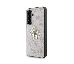 Guess PU 4G Metal Logo Zadní Kryt pro Samsung Galaxy A36 Pink