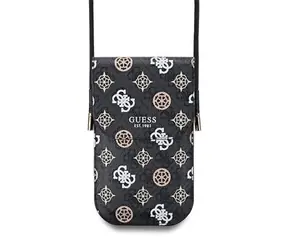 Guess PU 4G Peony Multicolor Taška na Telefon Black