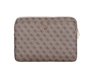 Guess PU 4G Triangle Logo Obal pro Notebook 14" Brown