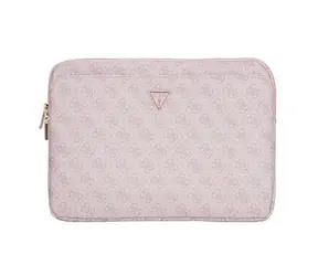 Guess PU 4G Triangle Logo Obal pro Notebook 14" Pink