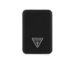 Guess PU Grained Triangle Logo MagSafe Powerbanka 5000mAh Black