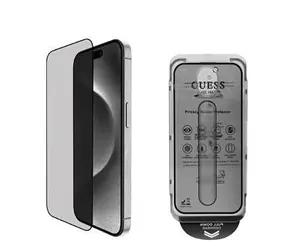 Guess Tvrzené Sklo 2.5D PRIVACY pro iPhone 16 Pro Max Black