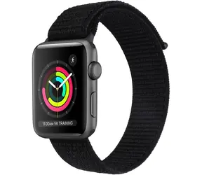 YENKEE YWB 040 AW Nylonový řemínek pro Apple Watch 42 & 44 & 45 & 49 mm černá 